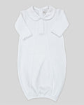Milen Special Knit Gown - White