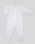 Milen Footie - Special Knit White