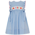 ABC - Blue Gingham Sleeveless Dress