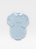 Cable Bubble with Collar - Blue