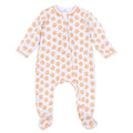 Baby Pumpkin - Zip Print Footie