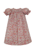 Grace - Liberty Bishop Dress - Orange Floral