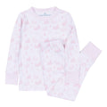 Holiday Toile - Pink Long Pajamas