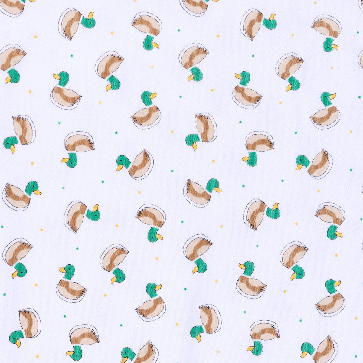 Mini Mallard Long Pajamas - Green