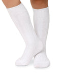 Classic Cable Knee High Socks- 1 Pair