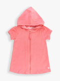 Terry Full-Zip Cover Up - Bubblegum Pink