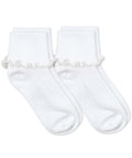 Ripple Edge Smooth Toe Turn Cuff Socks - 2 Pair Pack