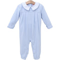 PRE-ORDER Jellybean Henry Romper - Light Blue Stripe