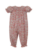 Grace - Liberty Print Long Bubble - Orange Floral