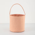 Gingham Bucket Bag - Orange Gingham