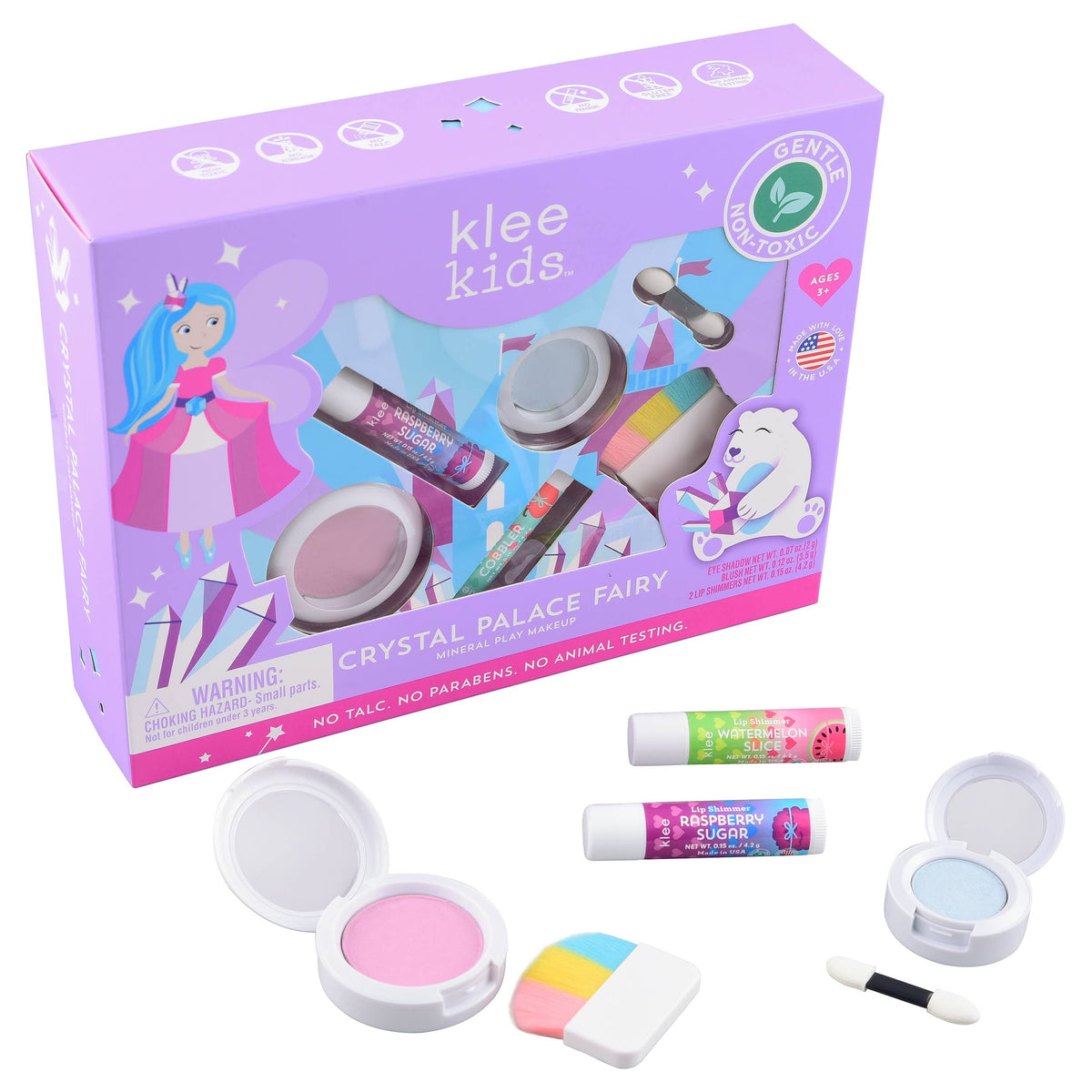 Klee Kids Play Makeup 4-PC Kit - Crystal Palace Fairy