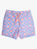 Performance Hybrid Swim Trunks - Tropical Trellis