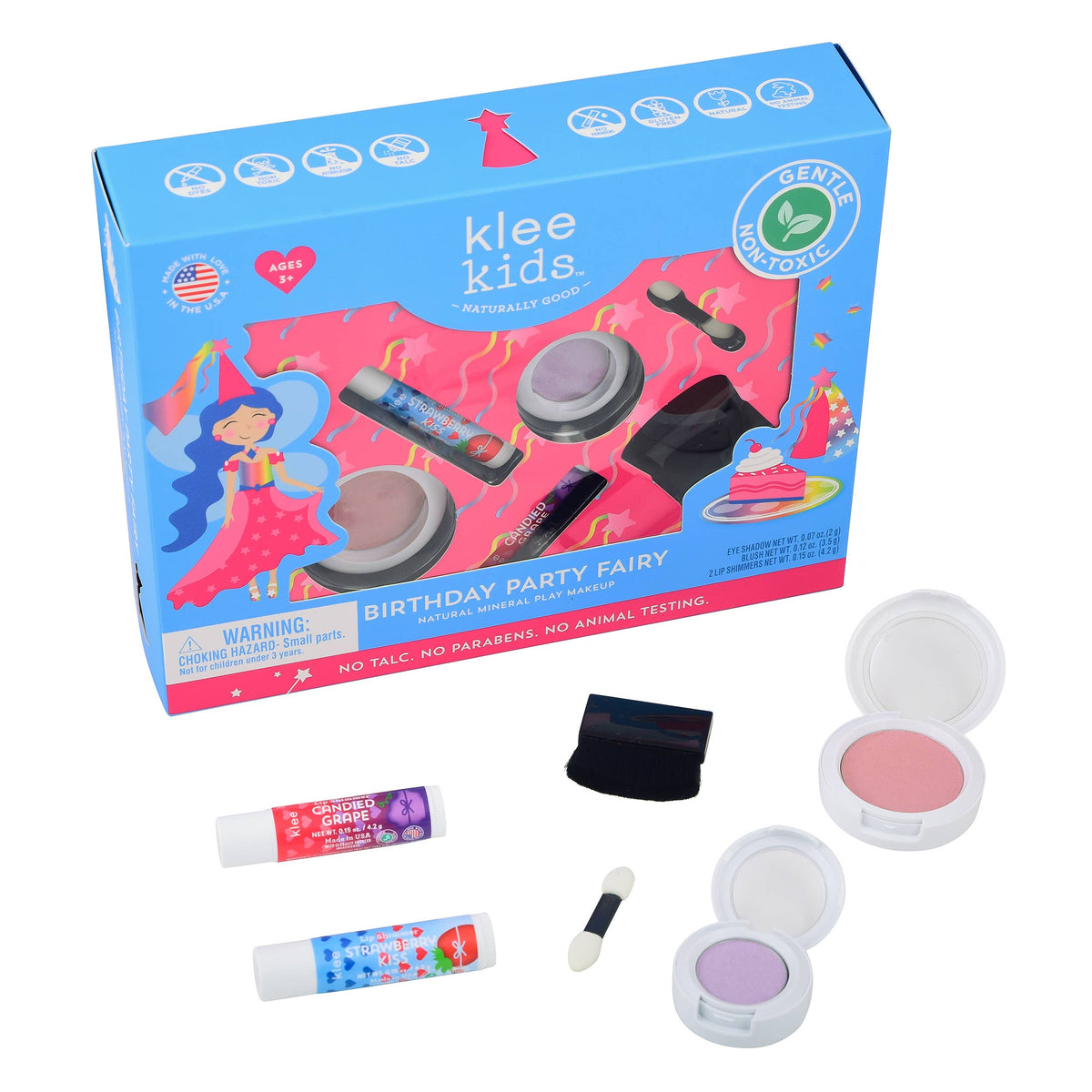 Klee Kids Play Makeup 4-PC Kit - Birthday Party Fairy