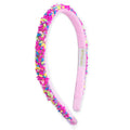 Kids Thin Sprinkle Headband - Pink