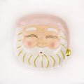 8 Oak Lane - Pink Santa - Dessert Plate