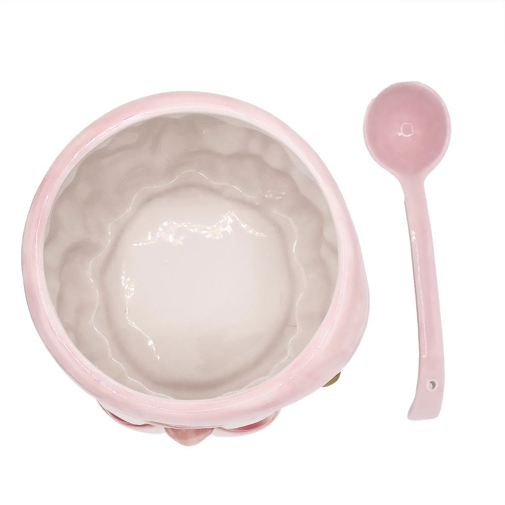 8 Oak Lane - Pink Santa - Punch Bowl & Ladle