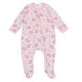 Animal Crackers Zip Footie - Pink