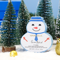 Snow Orchid Snowman Holiday Buffer 