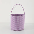 Gingham Bucket Bag - Purple Gingham