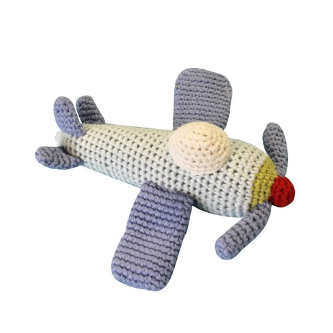 Airplane Crochet Rattle