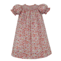 Anavini Grace Liberty Bishop Dress - Orange Floral