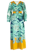 Anna Cate - Lia Maxi Dress - Aqua Paisley