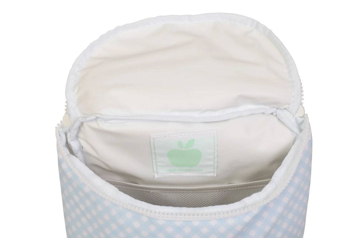 Apple Of My Isla - The Bottle Bag - Blue Gingham