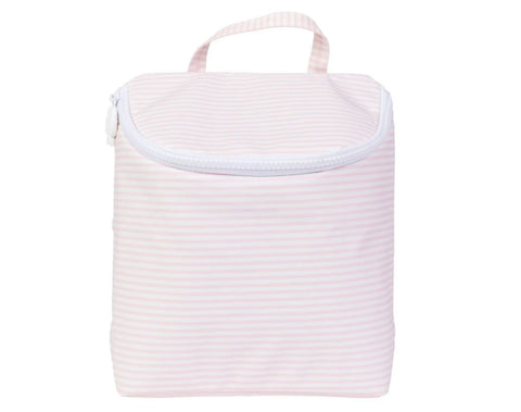 Apple Of My Isla - The Bottle Bag -Pink Stripe