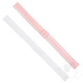 Pink Add-A-Bow Elastic Girls Baby Bands - Two Pack 0-6 Months