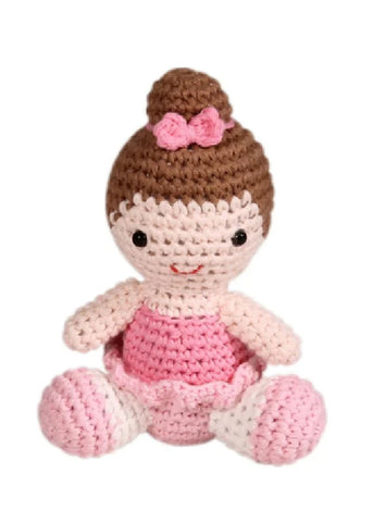 Bella The Ballerina Crochet Rattle