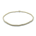 Erin Gray - 2mm Gold Filled Waterproof Karma Bracelet (With Single 4mm)