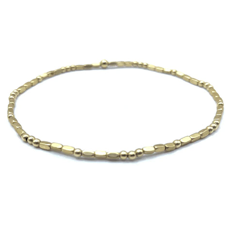 Erin Gray - 2mm Harbor Gold + Gold Filled Waterproof Bracelet