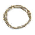 Erin Gray - OG Shimmer Bracelet Stack - Champagne + Gold Filled