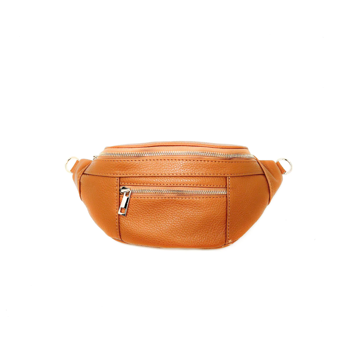 German Fuentes - Leather Belt Bag - Camel