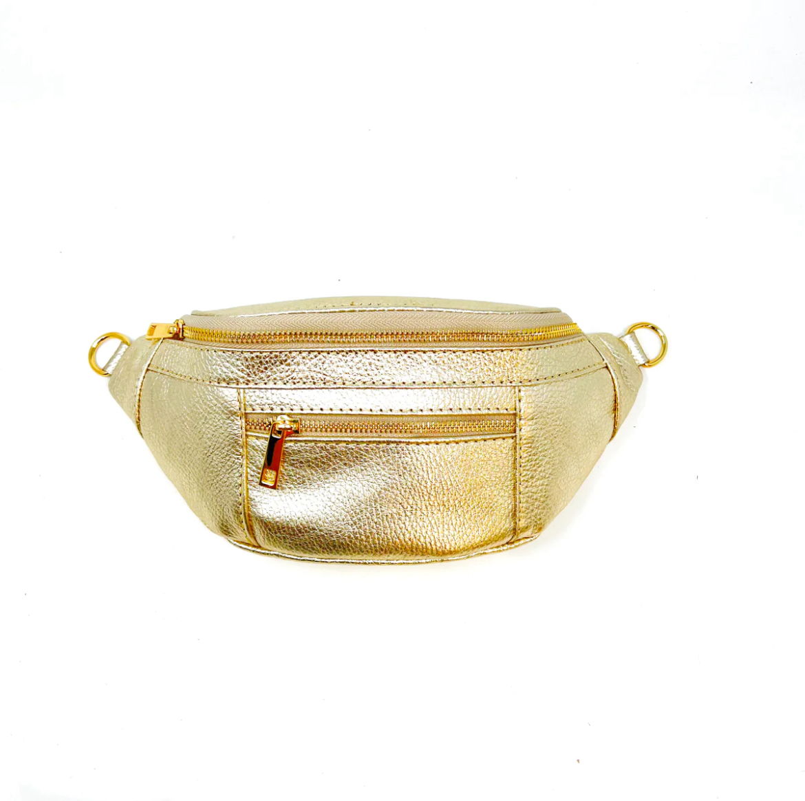 German Fuentes - Leather Belt Bag - Gold