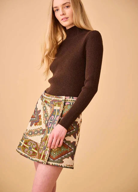 Hunter Bell - Powell Skirt - Antique Tapestry