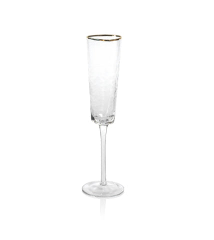 Aperitivo Triangular Champagne Flute/ Set of 4