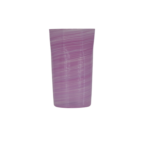 Lilac Octagonal Tumbler Glass