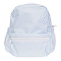 The Backpack Blue Gingham - Large