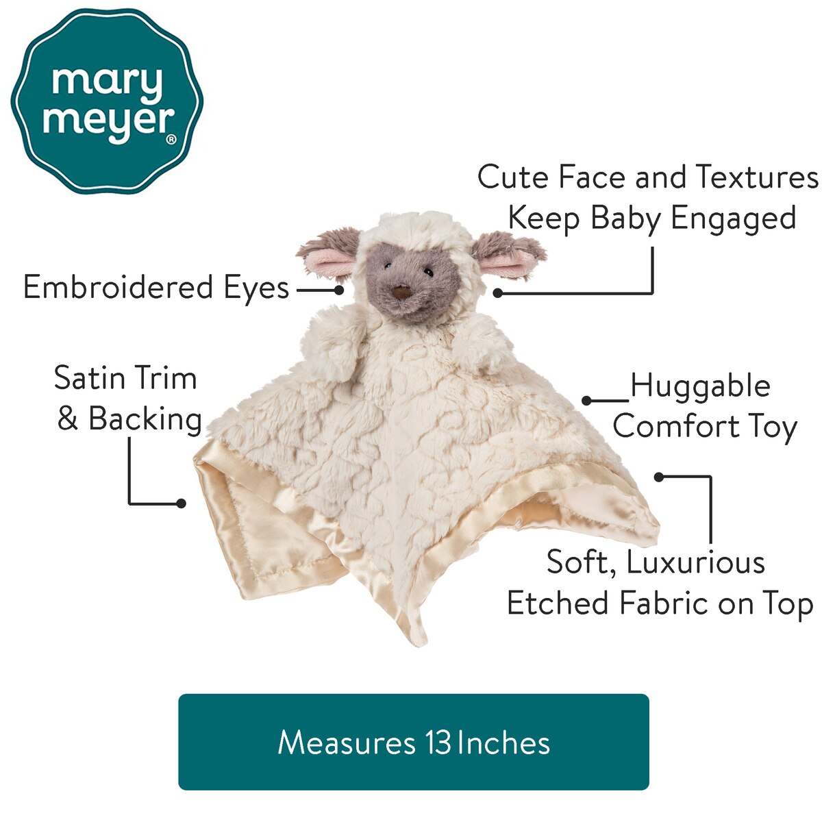 Mary Meyer - Putty Nursery Lamb Character Blanket