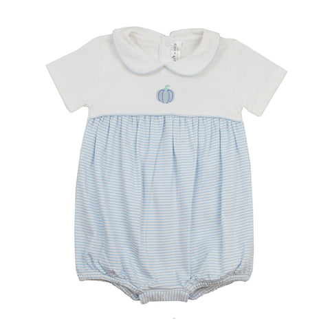 Milly Marie - Baby Boy French Knot Pumpkin Bubble