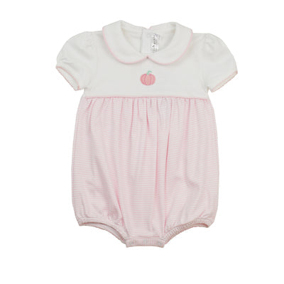 Milly Marie - Baby Girl French Knot Pumpkin Bubble
