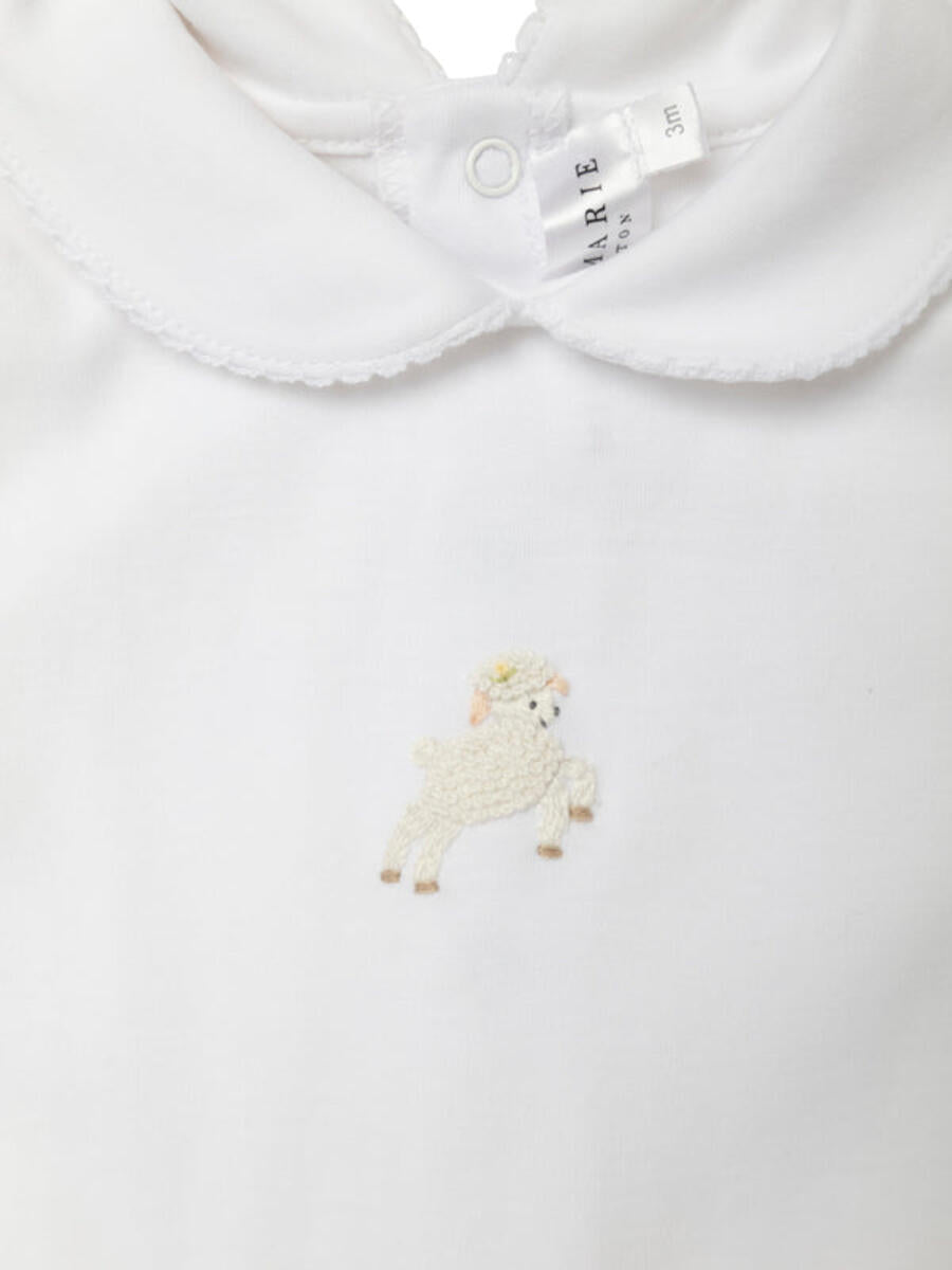 Milly Marie - Unisex Baby - Jumping Lamb - Converter Gown