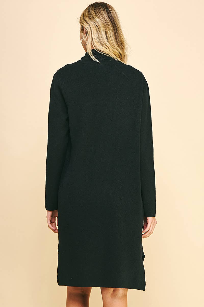 PINCH - Open Knit Cardigan - Black