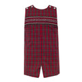 Petit Bebe Charles Red Plaid Jon Jon