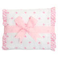Pink Bow Fancy Burp Cloth