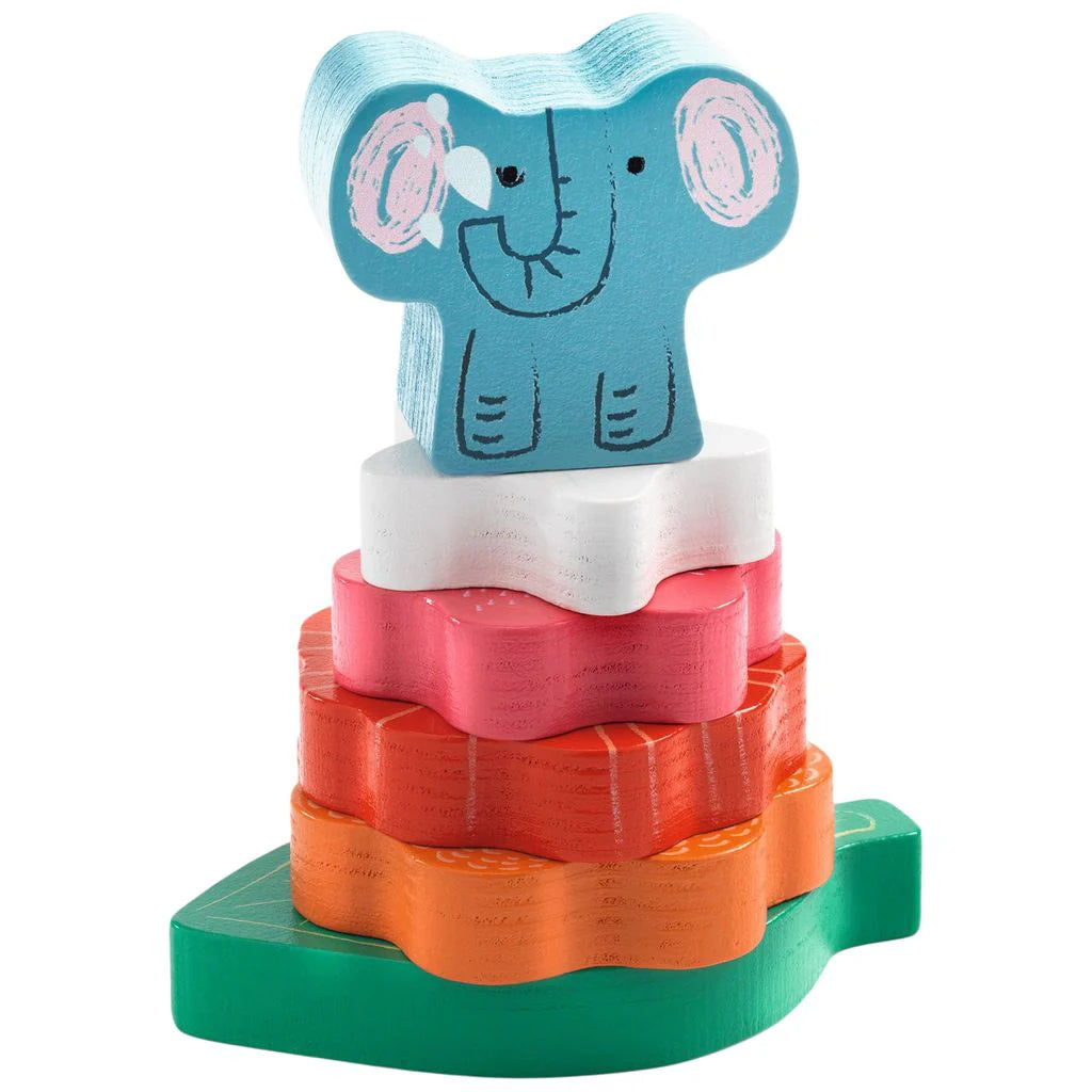 Happy Puzz & Stack Wooden Puzzle