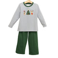 PRE-ORDER Jellybean Christmas at the Camp Pant Set
