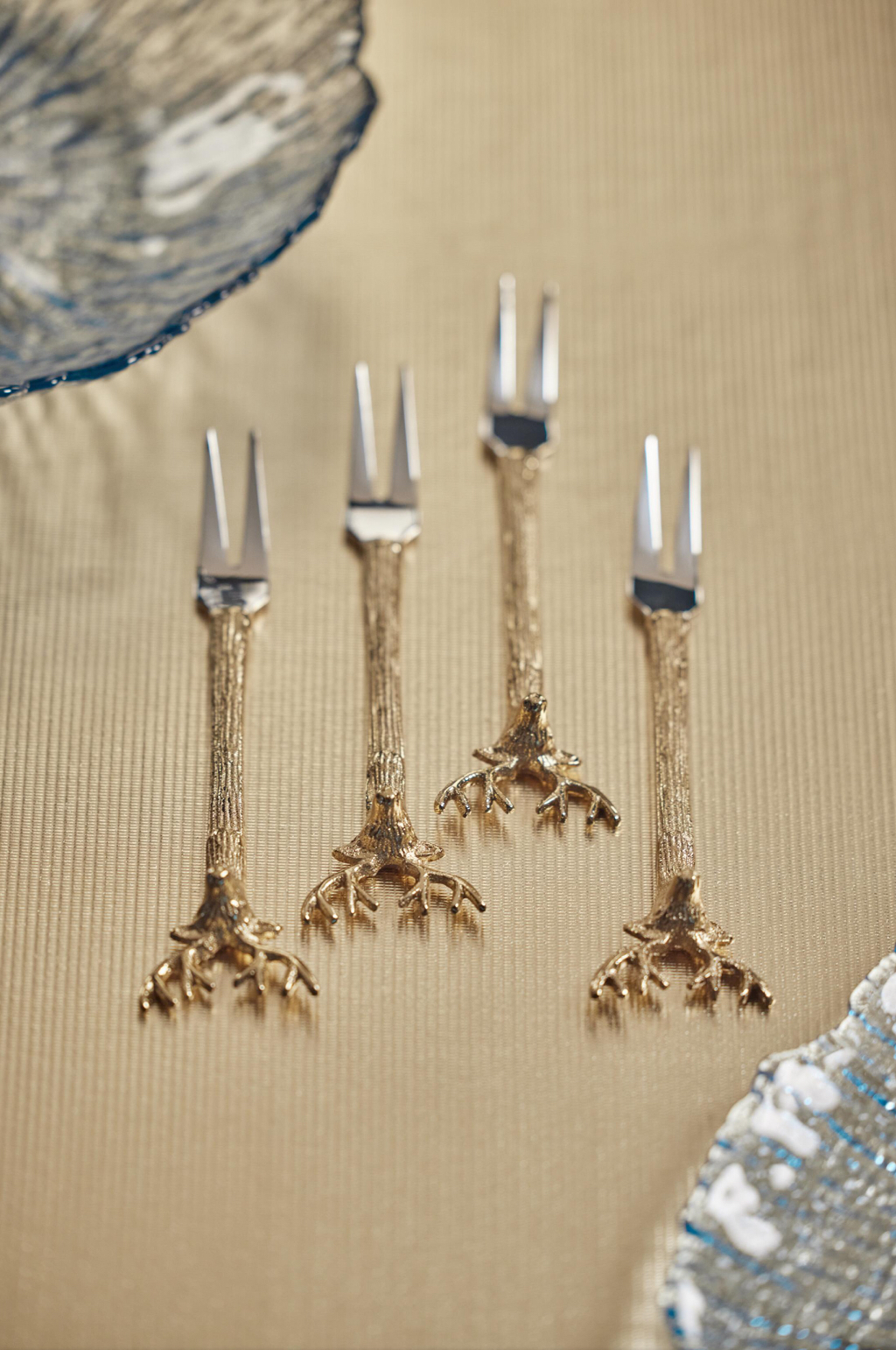 Stag’s Head Cocktail Cheese Fork/Set of 4
