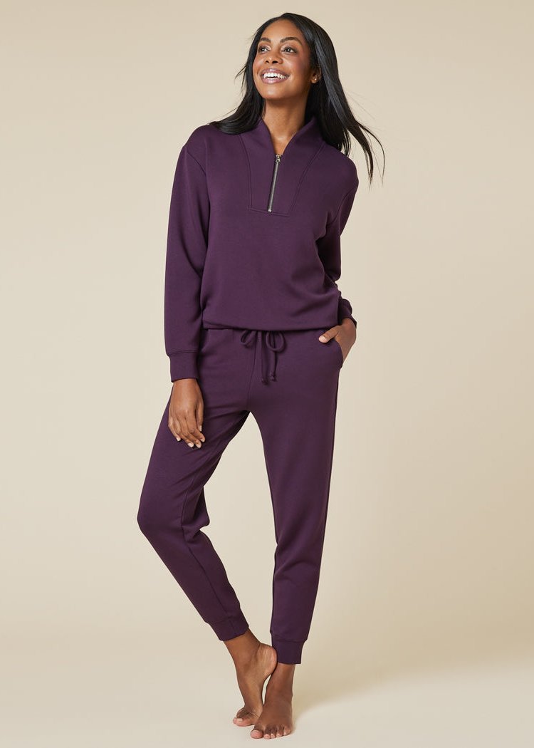 Softies - Dreamtech 1/4 Zip - Jogger Set - Fig